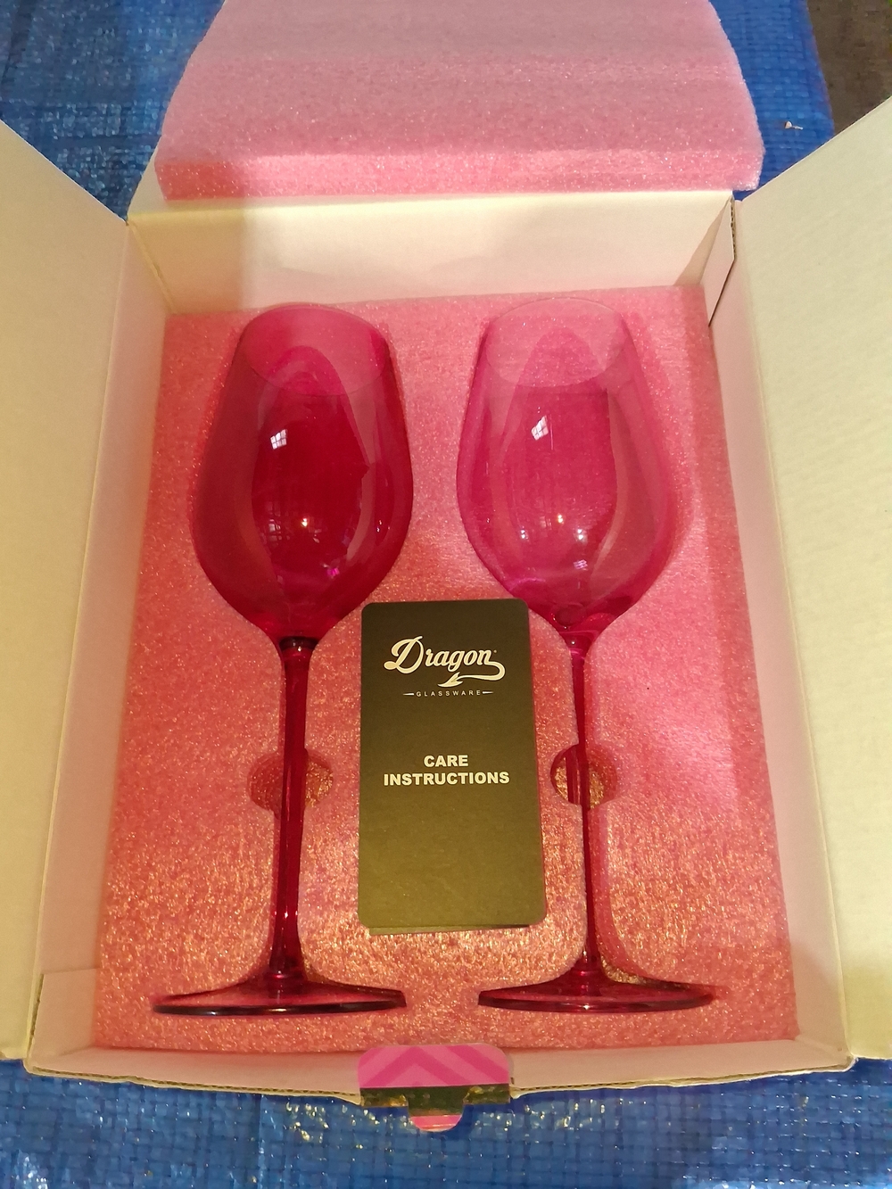 Barbie Pink Wine Glasses - Set of 2